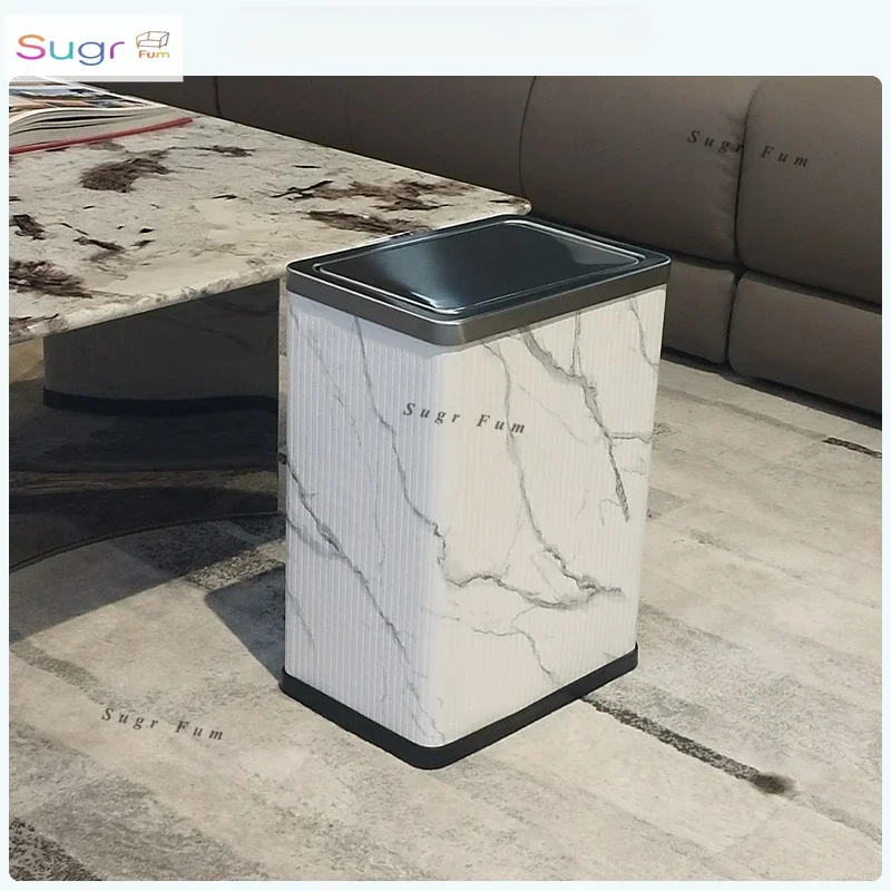 

Новый мусорный бак с узкими прорезями в китайском стиле для дома, гостиной, ванной комнаты, туалета, зажим с крышкой, тип встряхивания крышки большой емкости