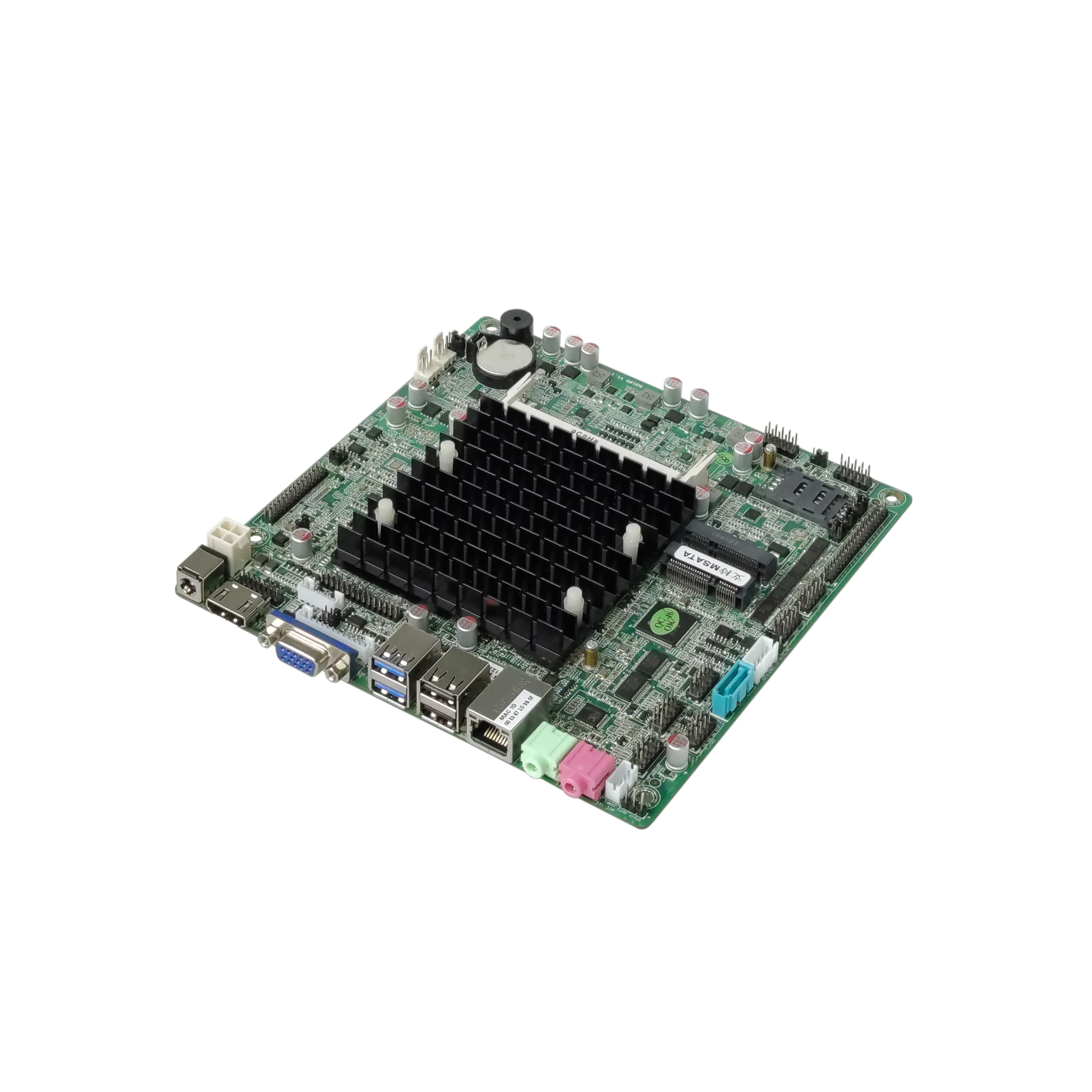 2026 ELSKY X86  Mainboard N3160 Quad-core 1.60GHz SATA3.0 MSATA Hard Drive 2*COM 6*COM 4K30Hz Resolution