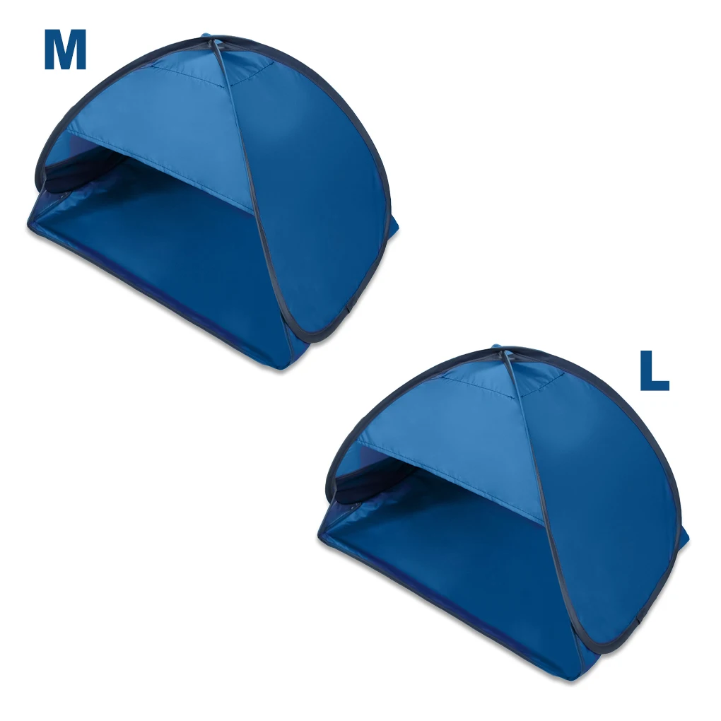 

Beach Tent Outdoor Foldable Steel Wire Canopy Sun Shade with Phone Holder Sleeping Personal Tents Shelter for Camping Picnic