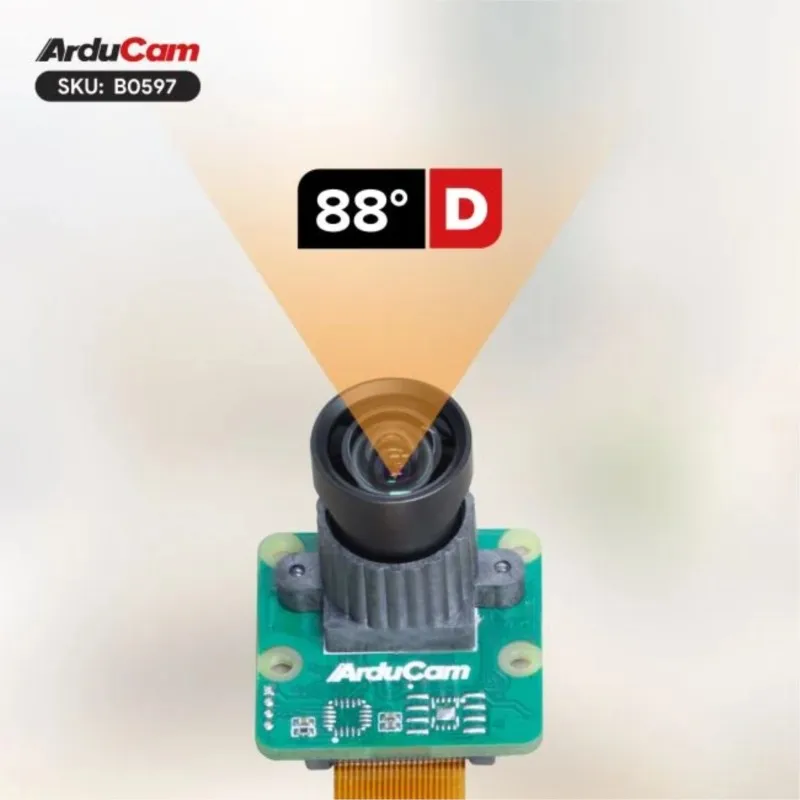 

Arducam12.3MPIMX577MiniCameraModuleВысокое разрешение дляDepthAIDM1090FFC