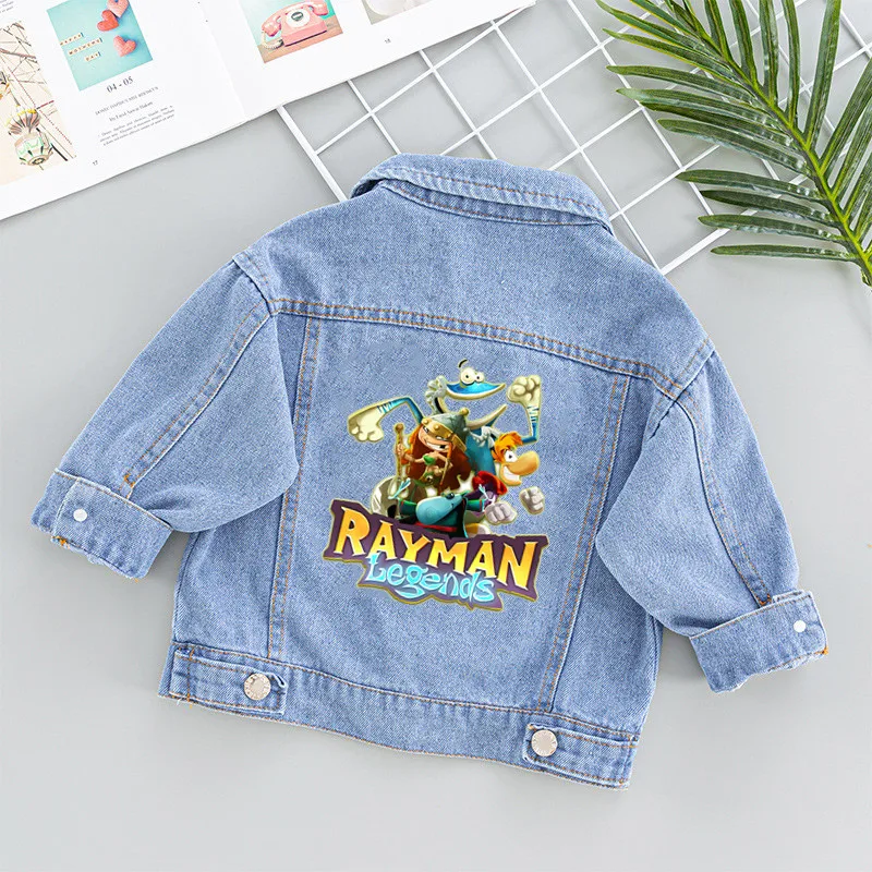 Rayman Legends Adventures Game Patches for Clothes Heat Transfer Thermal Stickers DIY Kids T shirt Iron on for Women Appliqued