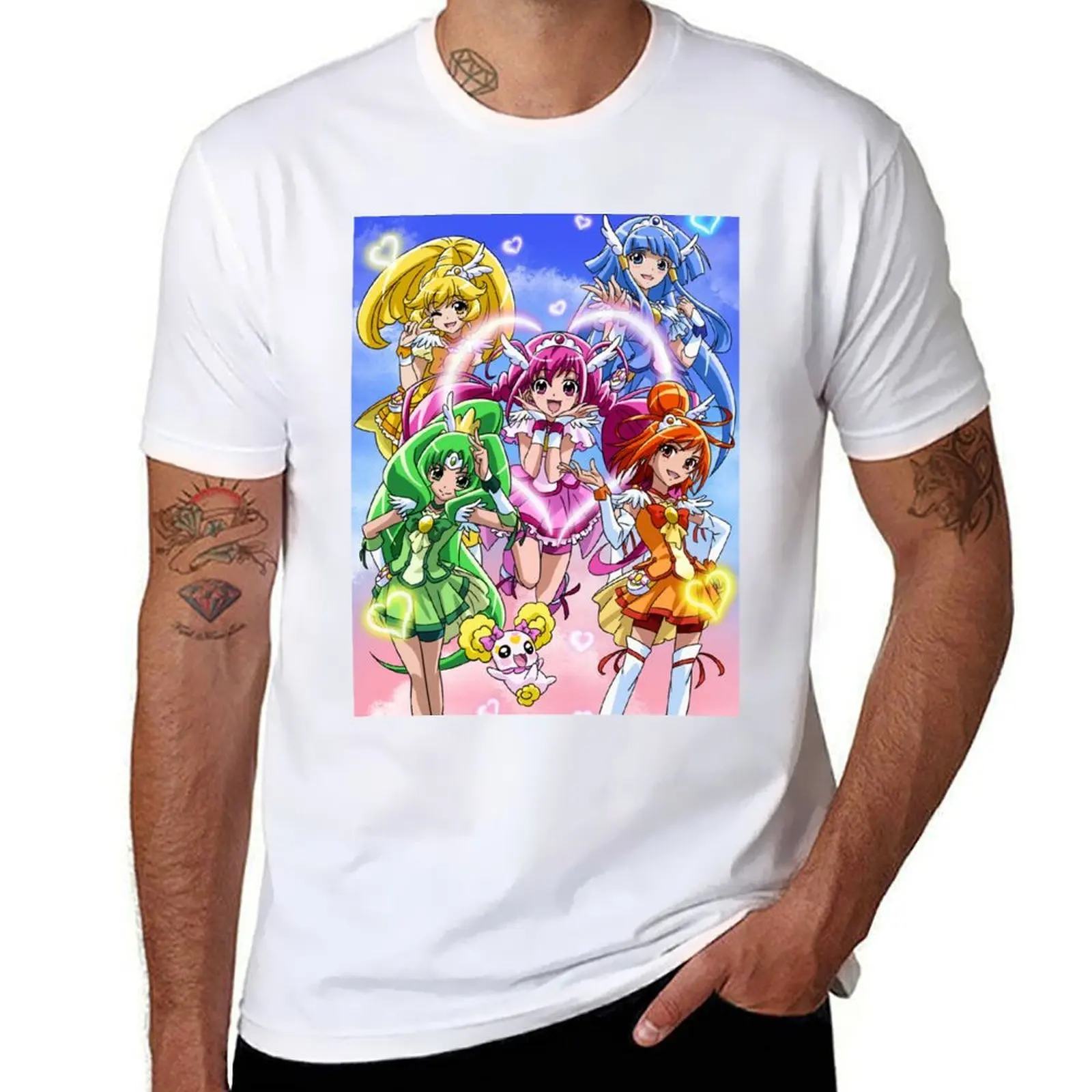 

precure smile T-Shirt mens graphic t shirts anime t shirts for man T-Shirt