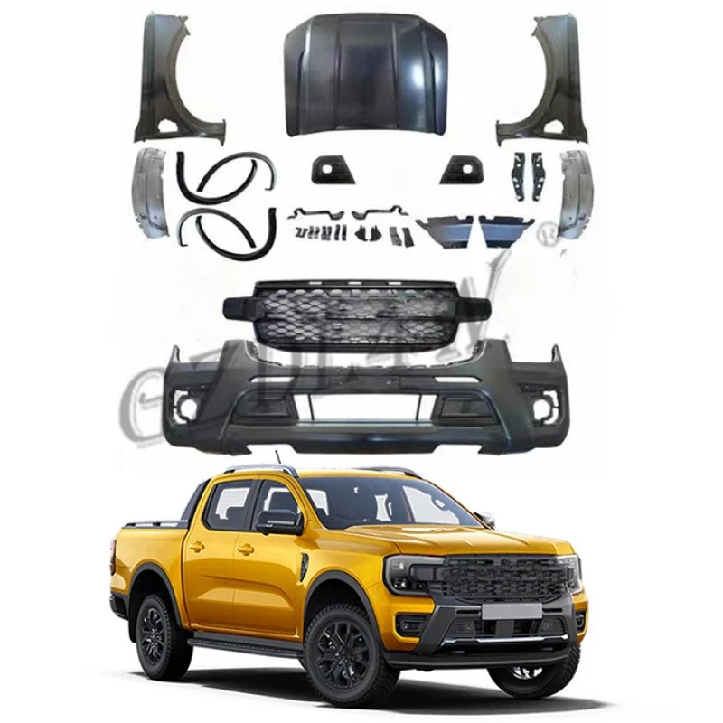 

GZDL4WD Front Bumper Facelift Body Kits Ranger T6 T7 T8 Upgr to Ranger Wiltruck raptor 2022 T9