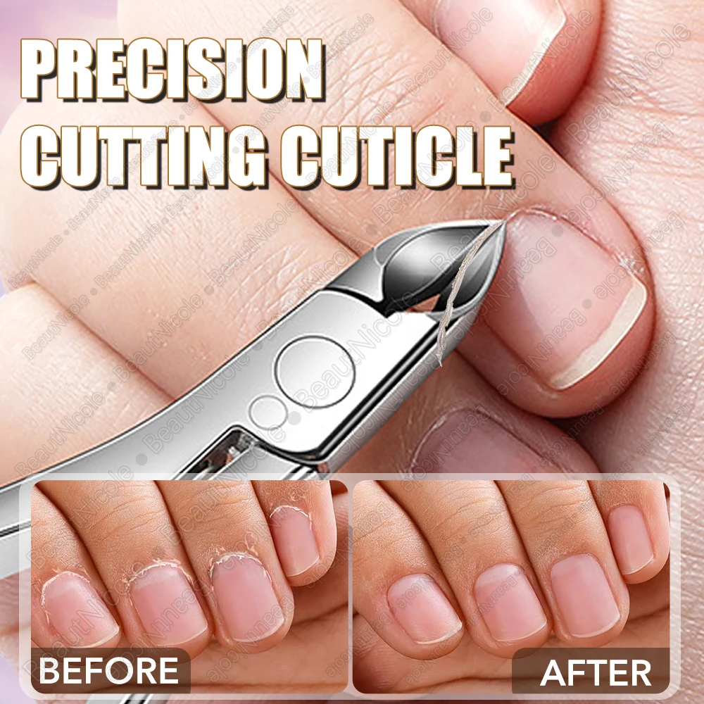 Stainless Steel Cuticle Nipper 2/1 Jaw Household Pedicure Tool Practical Nail Scissor Dead Skin Remover Sharp Manicure Care Tool