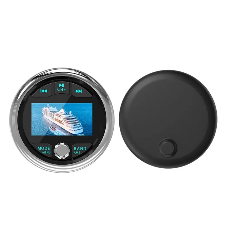 วิทยุสเตอริโอ ABTC-MP5 สำหรับเรือ บลูทูธ FM AM RDS สำหรับเรือยอชท์ รถเอทีวี ยูทีวี รถกอล์ฟ มอเตอร์ไซค์ กันน้ำระดับ IPX5