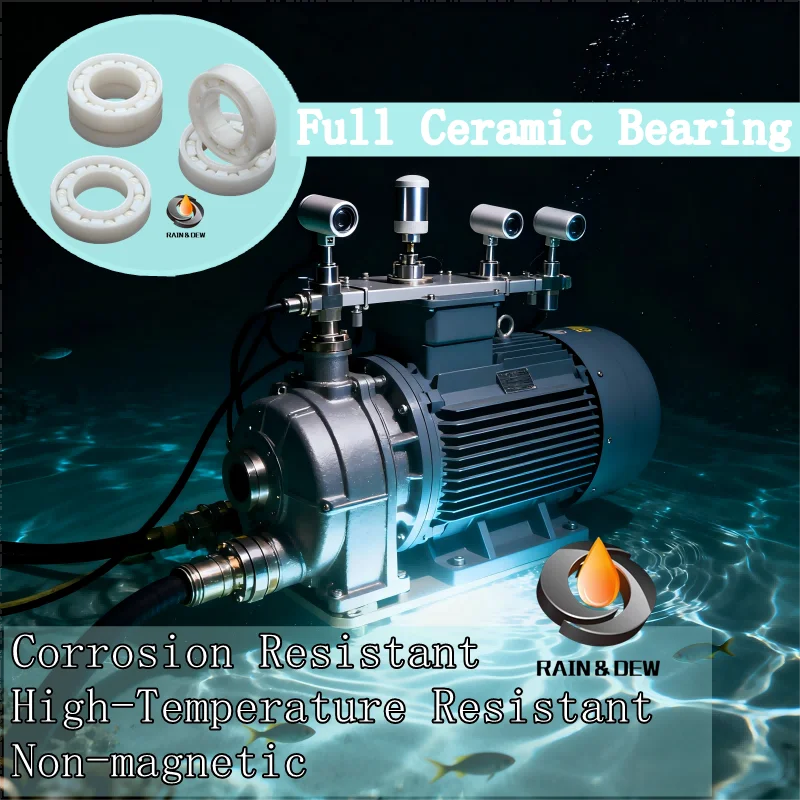 

Full Ceramic Bearing 1PCS 6902 CE 15x28x7 mm ABEC-9 Corrosion Resistant High-Temperature Resistant Non-magnetic