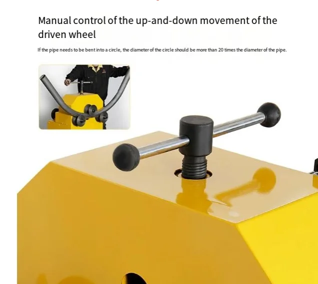 Electric pipe bending machine HHW-76B - Rolling type stainless steel pipe bending machine