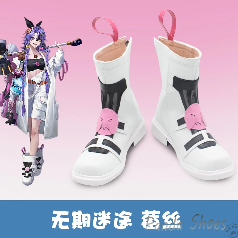 Path to Nowhere Maisy Cosplay Shoes Anime Game Cos Comic Cosplay Costume Prop Shoes for Con Halloween Party