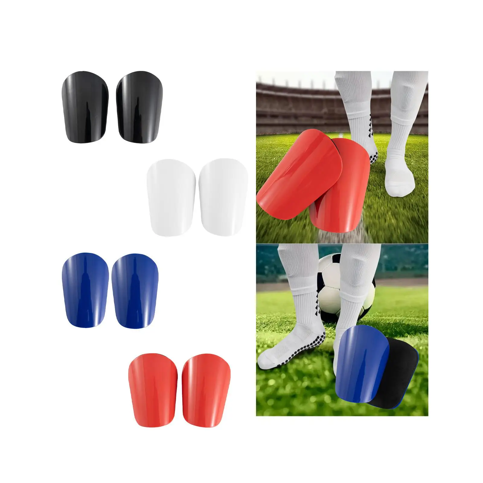 2x Mini Soccer Shin Guards Calf Sleeve Shinguard Accessories Comfortable