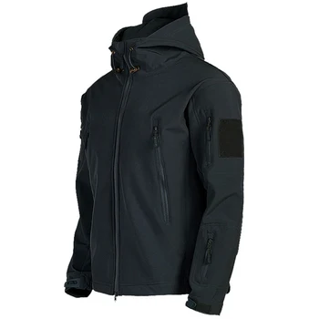 Military Shark Skin Soft Shell Jackets Men Tactical Windproof Waterproof jacket men Army Combat Jackets Mens Hooded Bomber Coats 2 Military Shark Skin Soft Shell Jackets Men Tactical Windproof Waterproof jacket men Army Combat Jackets Mens Hooded Bomber Coats 2