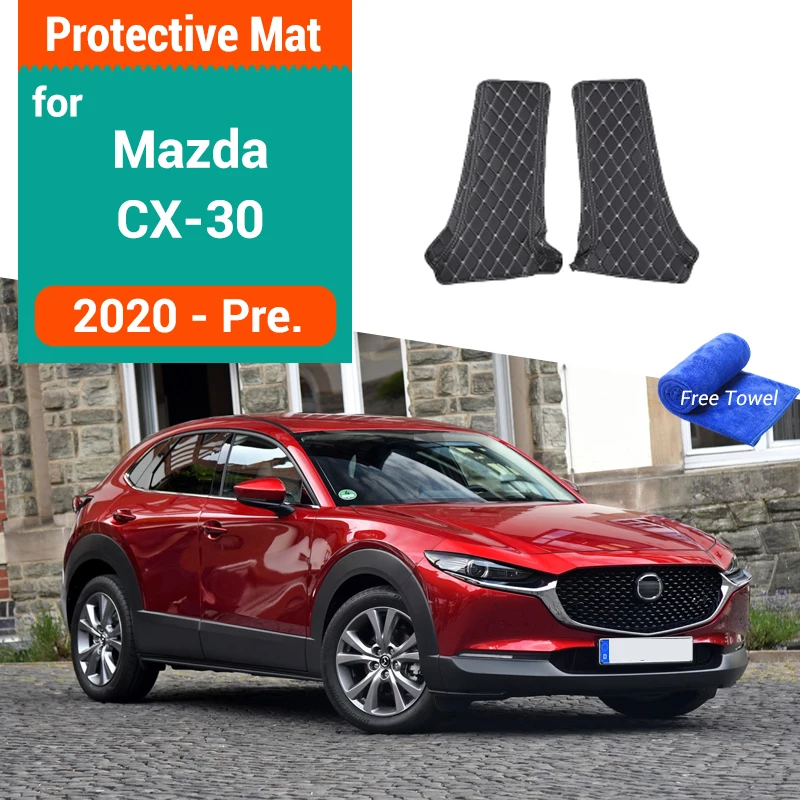 

for Mazda CX-30 2020 2021 2022 2023 Car Middle Pillar Mat Floor Trunk Pad Armrest Gear Shift Panel Cover Stickers Chrome Garnish