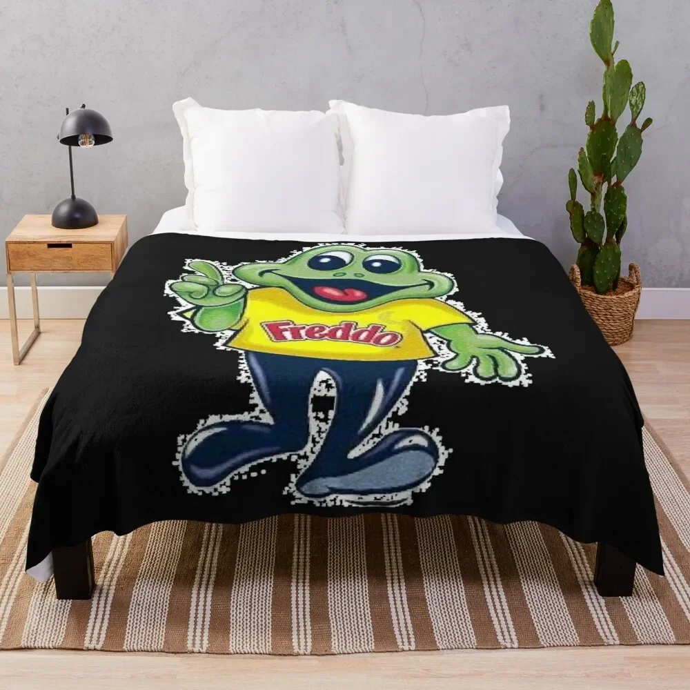 

Freddo Frog Old Logo Classic Throw Blanket Thermal Soft Big Blankets