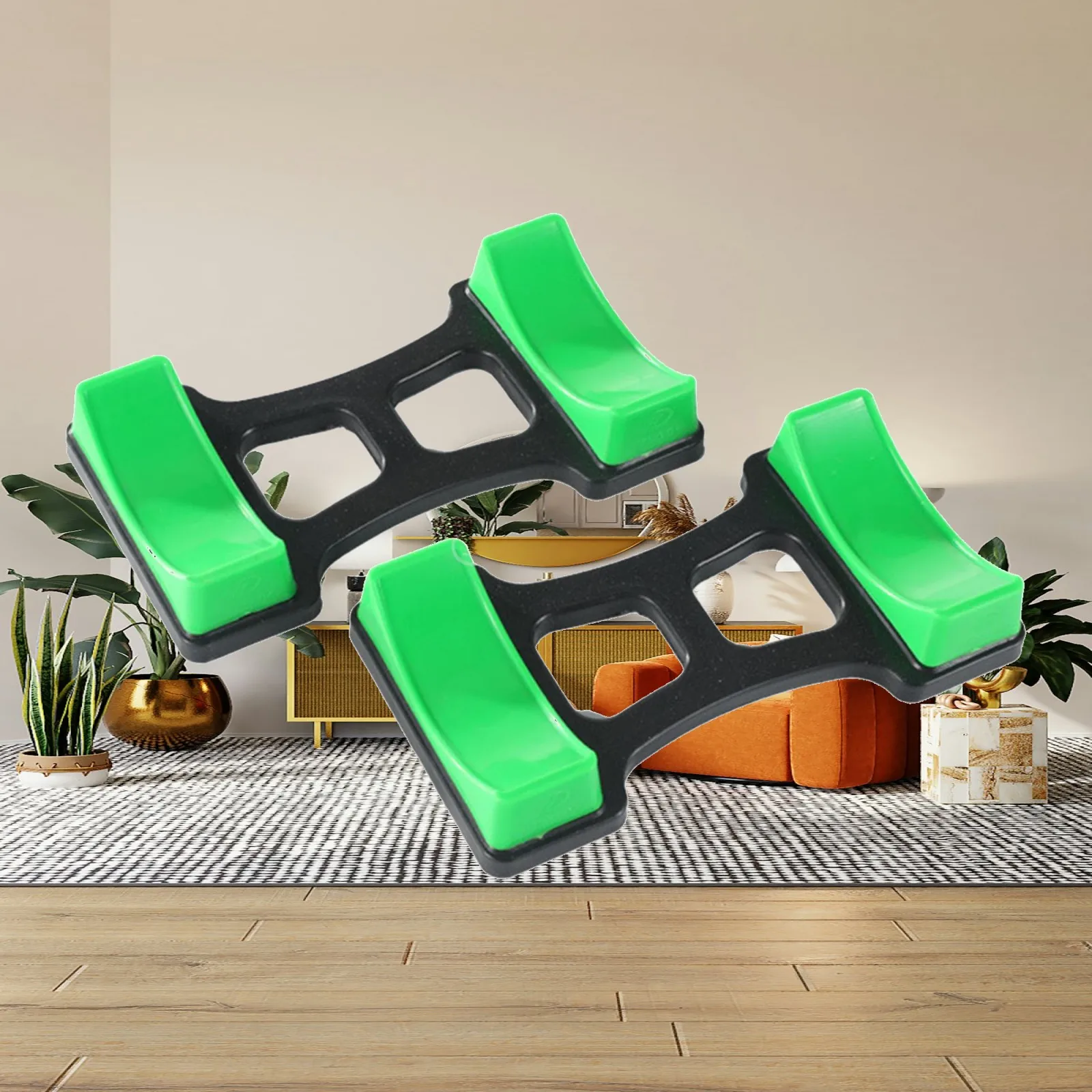 Portable Dumbbell Rack Stand ABS Plastic Storage Mat Compact Anti Rolling Design for Gym and Home Fitness