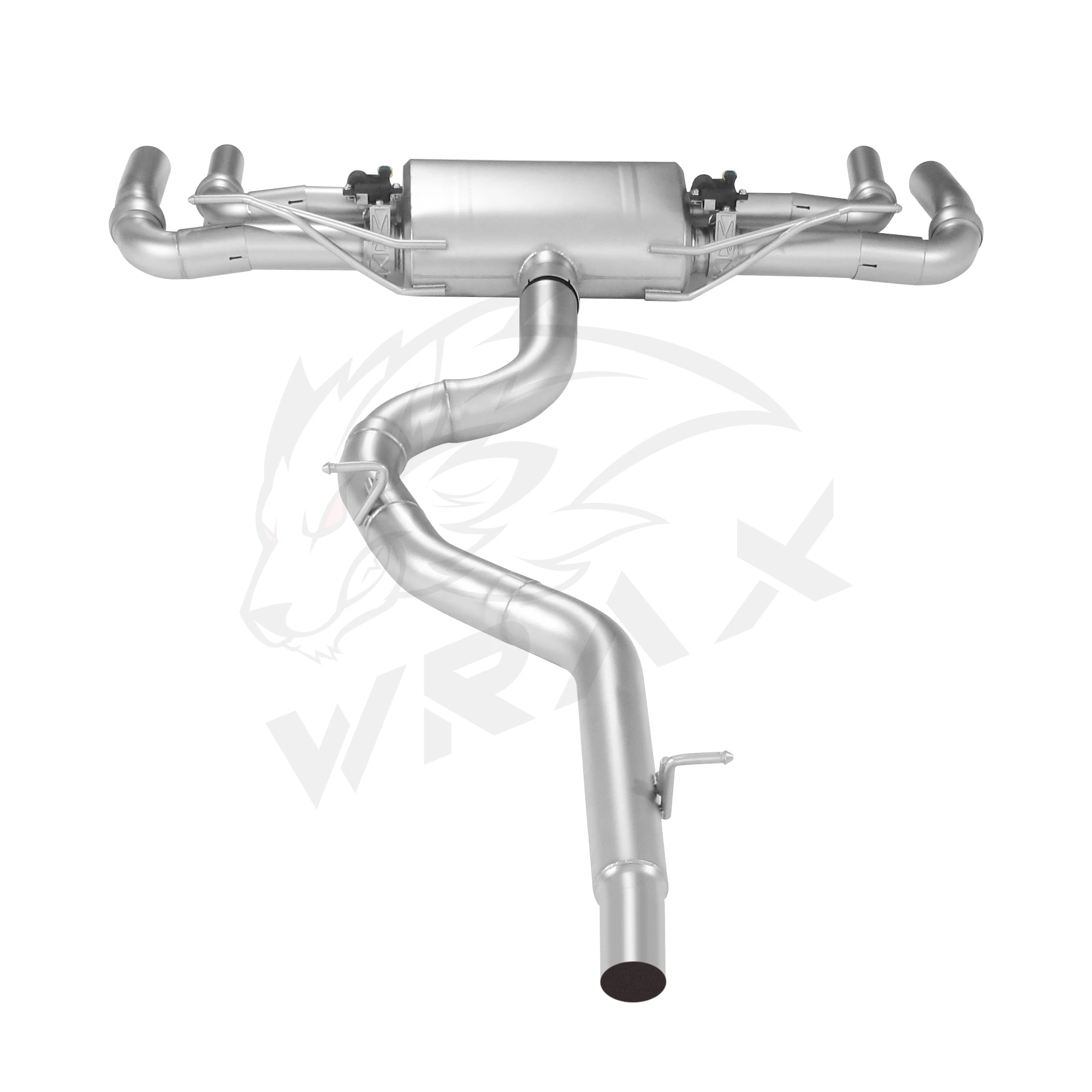 

WRAX Direct Fit Replacement Stainless Steel Catback Exhaust for VW Golf R (MK8) with Selection of Valves Support customization