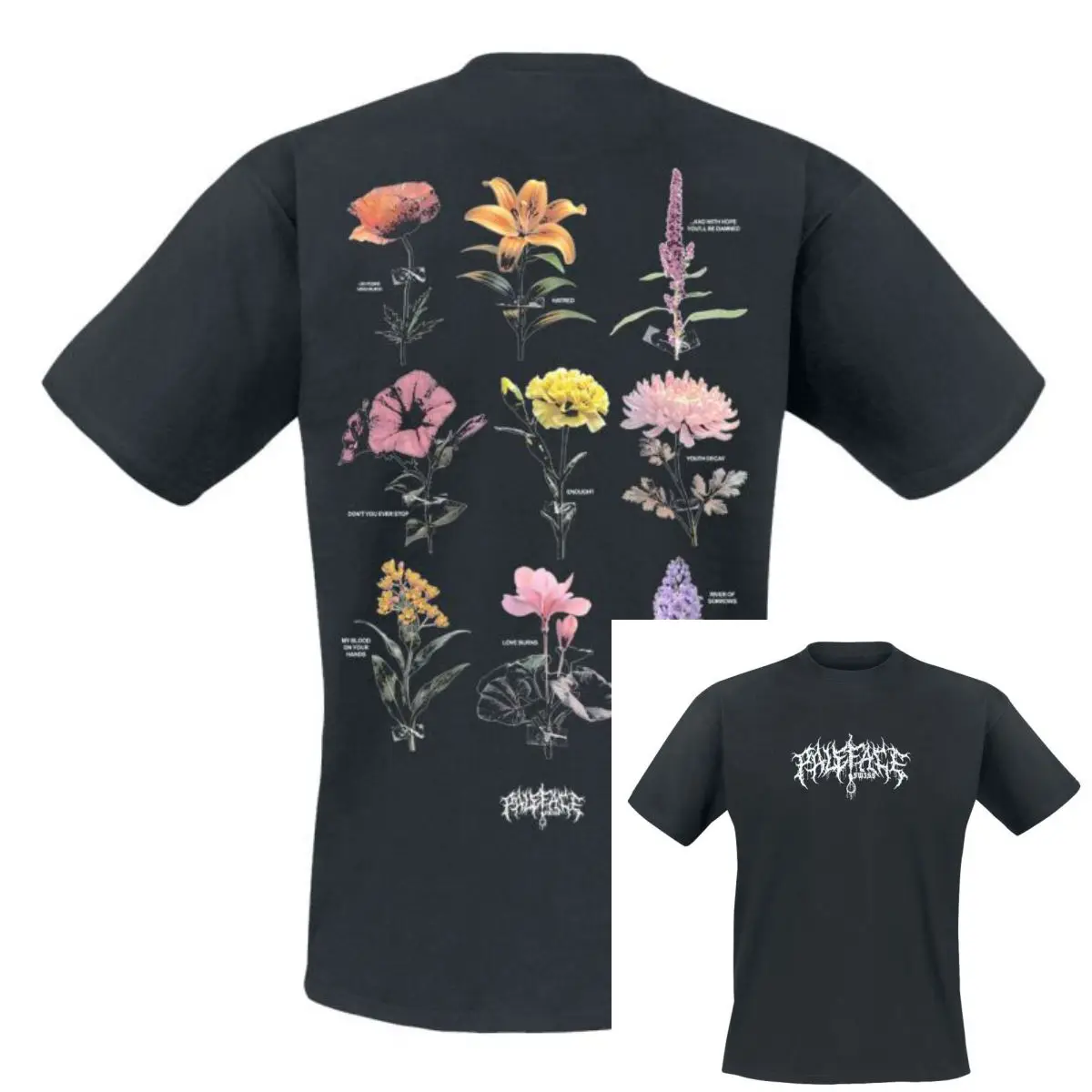 Hidden Flowers Paleface Swiss Band T-Shirt 100% Cotton Graphic Tee Men Women Summer Streetwear Top