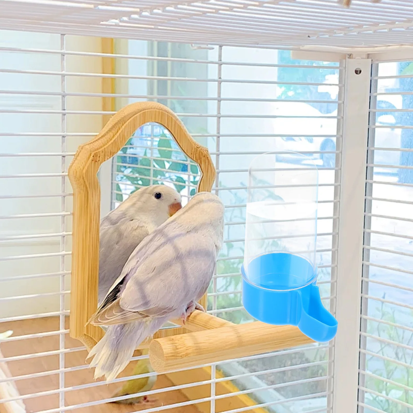 

2Pcs Automatic Poultry Drinkers Water Food Feeder Bowls Durable for Chickens Pigeons Quail Farm Pet Feeding Accessory