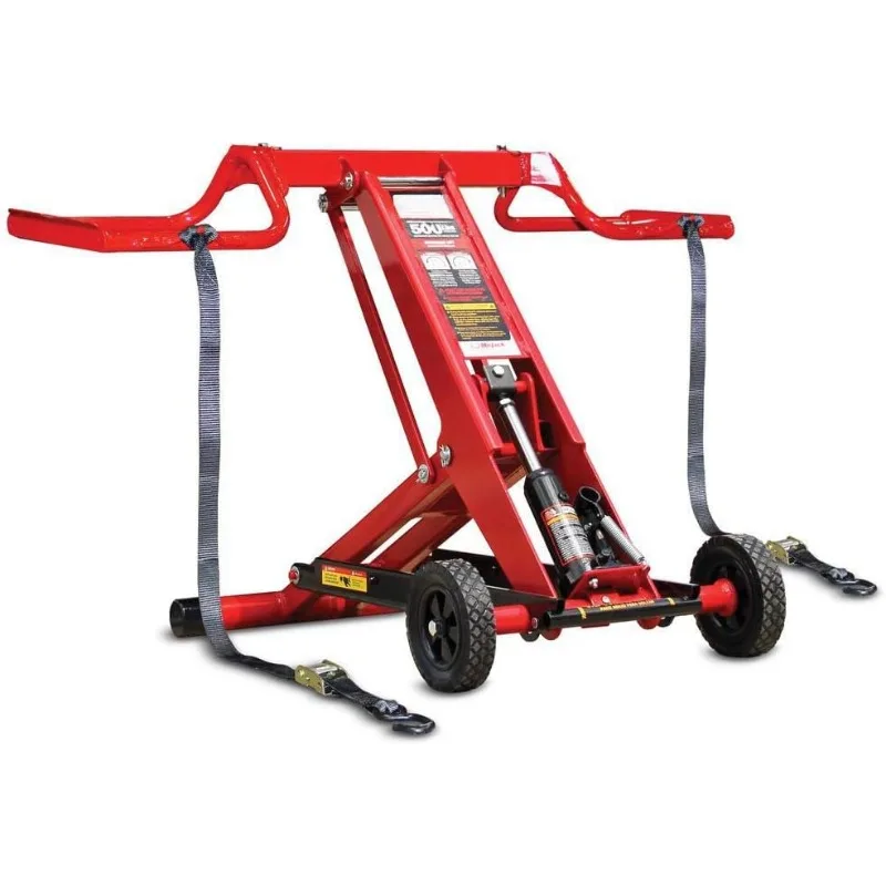 home.HDL 500 NO 45501-OP Hydraulic Cylinder Lift Jack 500lb Lifting Capacity with Locking Bar for Added Safety