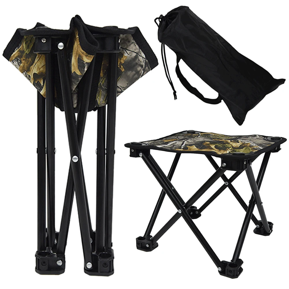 

Мини-складной походный стул, портативный походный стул из ткани Оксфорд, складной стул для кемпинга, складной стул для рыбалки, для путешествий и барбекю