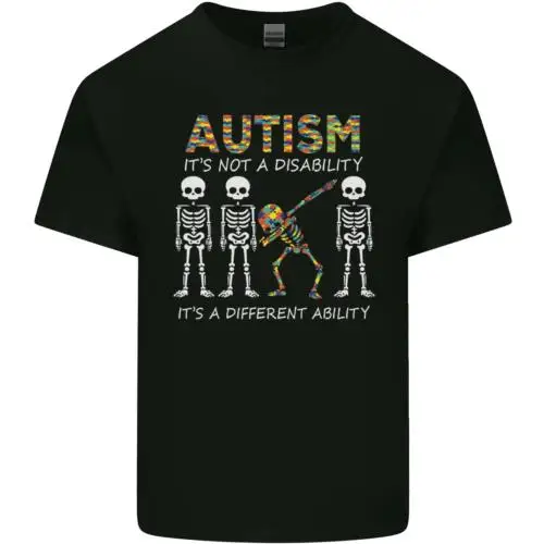 Autism A Different Ability Autistic ASD Mens Cotton T-Shirt Tee Top