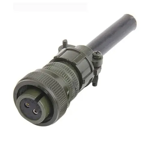  Military Spec Connectors MS3106A14S-9S Straight Female Plug 2 Pin Solder Threaded Circular Connector