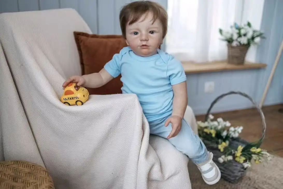 

Кукла-реборн St. Store 30 дюймов, версия BOY VITO, уже окрашена, с поднятыми ногами