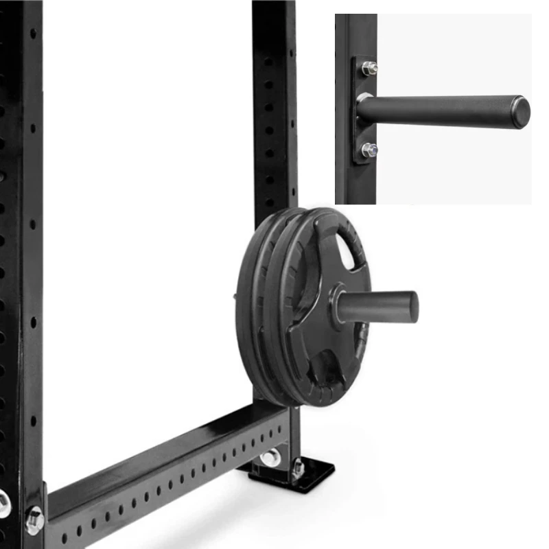 Squat Rack Barbell Plate Storage, Hanging Rod, Wall Barbell Plate, Storage Rack, Fitness Equipment Accessories