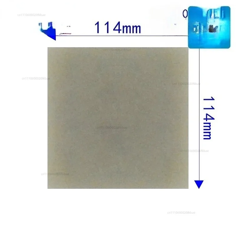 1pieceALN Aluminum Nitride Ceramic Sheet Wear-resistant High Temperature Heat Dissipation Gasket Sheet Substrate 0.38*114