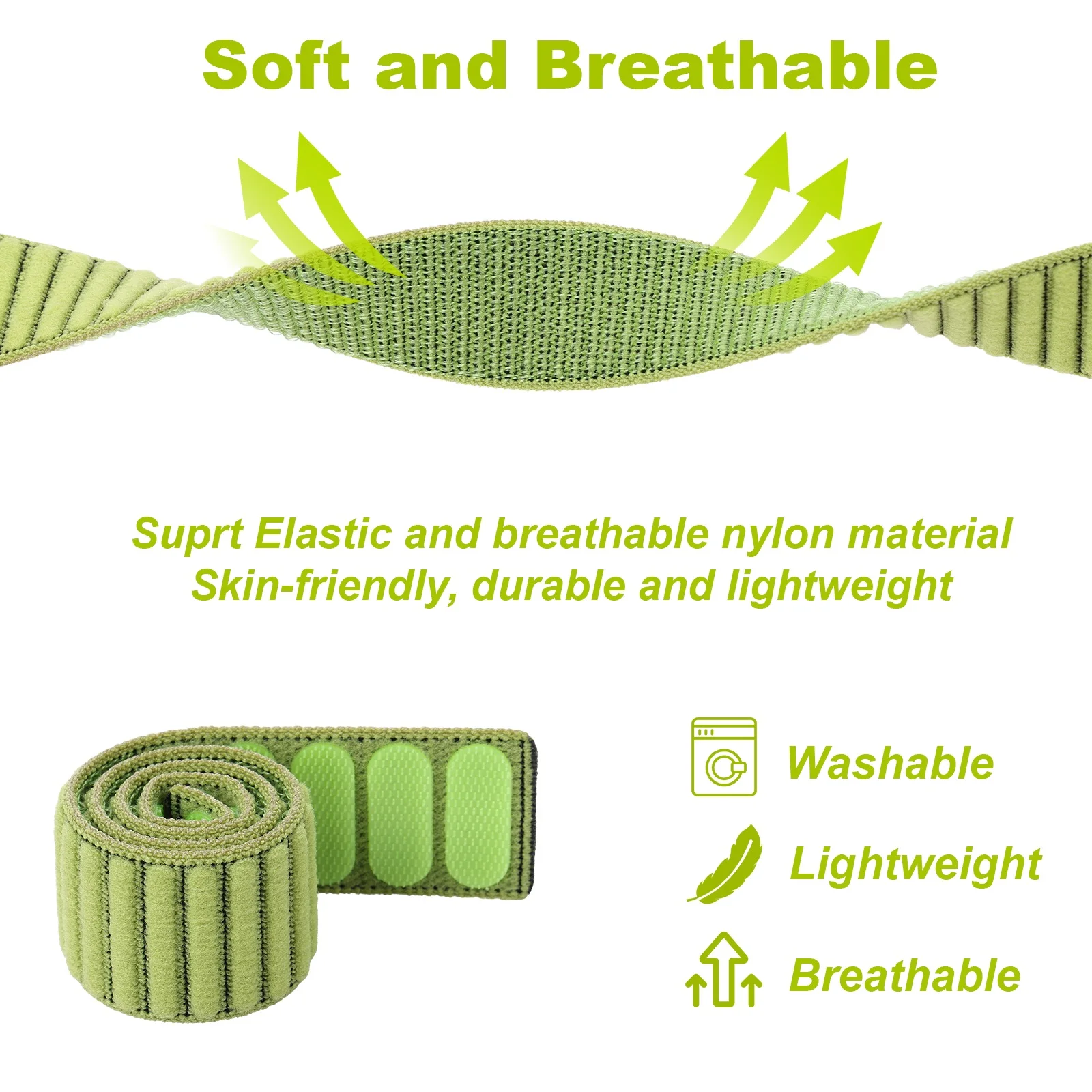 Pulseira de nylon com gancho de 22mm, pulseira para garmin fenix 8 7 6 epix pro 2 forerunner 970 965 955 945 935 570 265 255