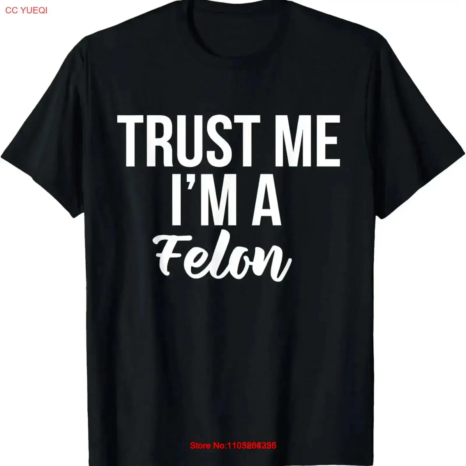 Funny Trust worthy design I'm A Felon Prison T Shirt vintage Washed homme Comfortable Versatile Top For Everyday Wear fashion