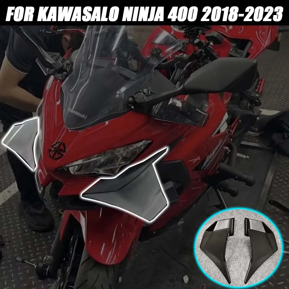 

Запчасти для Kawasaki Ninja 400 WINGLETKIT EX400, фиксированная ветровка, крыло, ветровка, модифицированные детали 2018 2019 2021 2022 2023