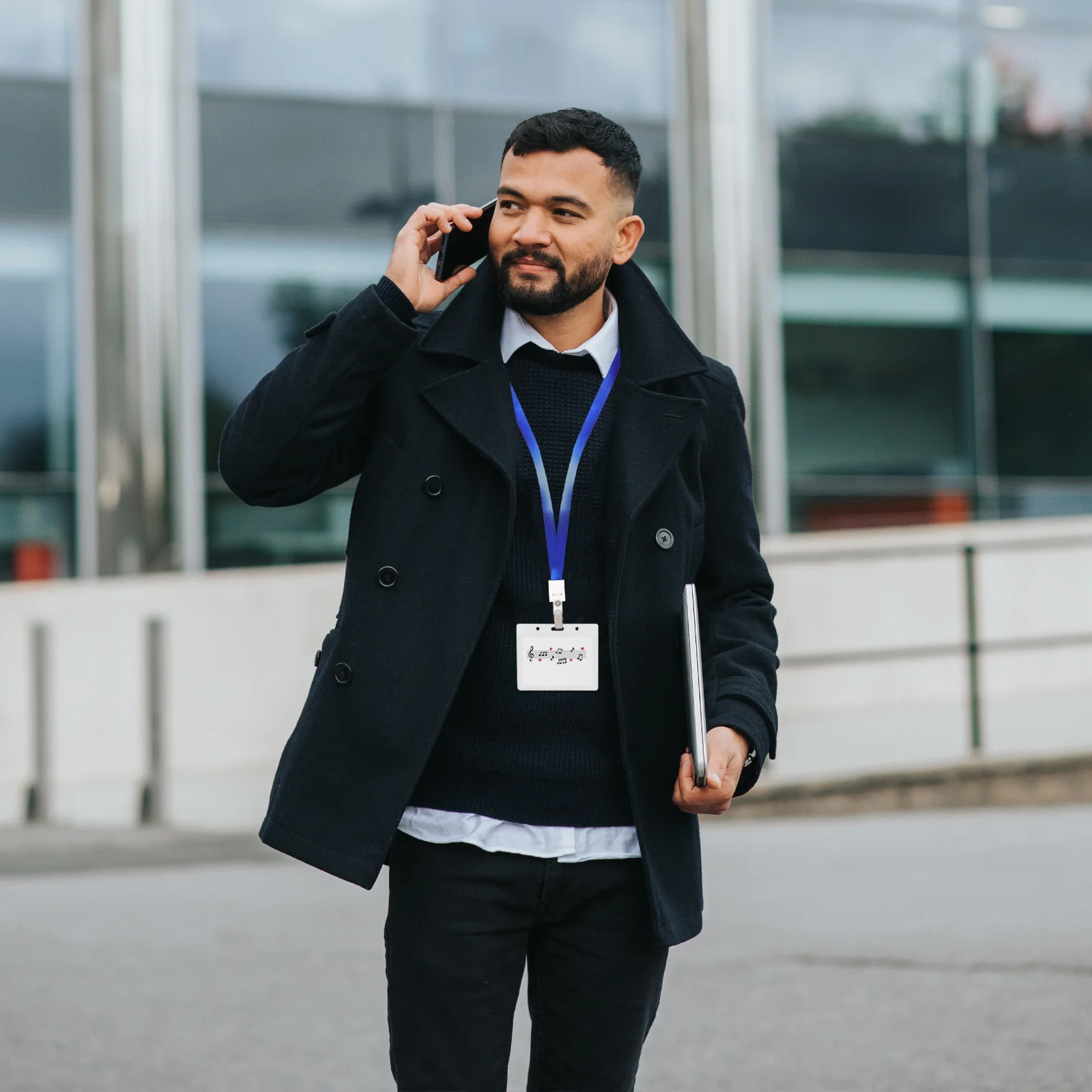 5 Juegos de Porta Tarjetas Transparentes de PVC Premium, Funda Protectora para Tarjetas de Identificación, Trabajo, Nombre, Crédito, Estudiantes, Portátil