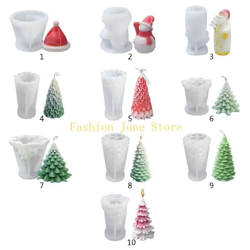 

N5KA Luoye Christmas Tree Mold European and American Classical Characters Scented Material Mold Home Decoration