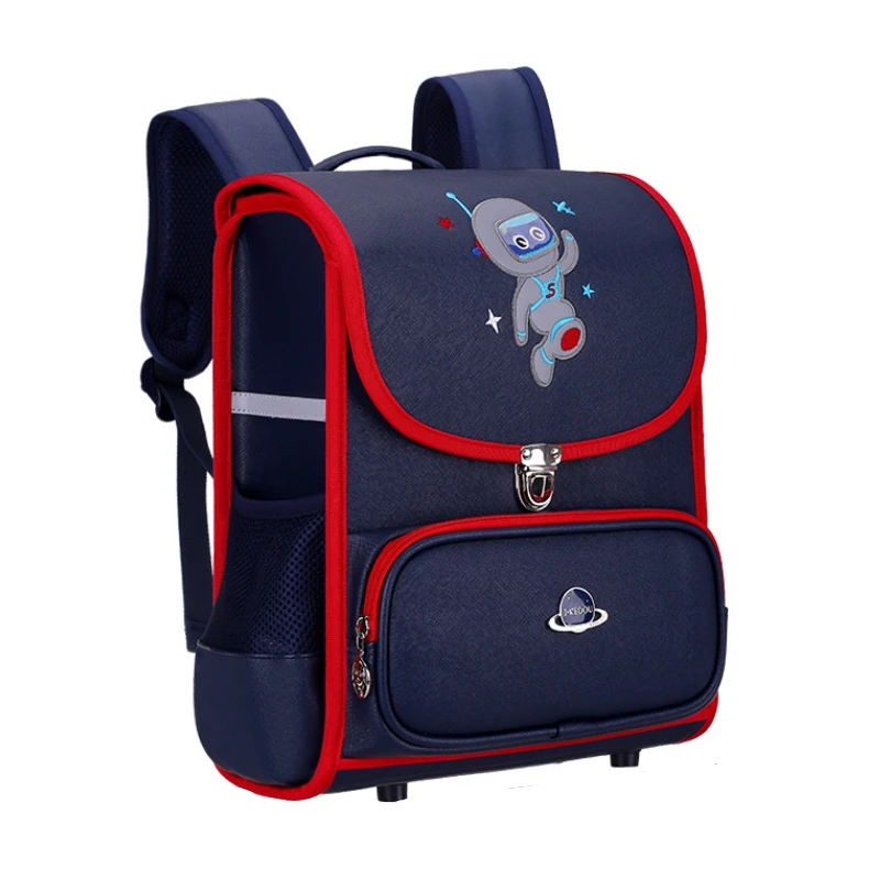 Grau 1-6 alunos da escola primária crianças plutônio astronauta espaço mochilas nova menina menino dos desenhos animados grande capacidade moda mochilas