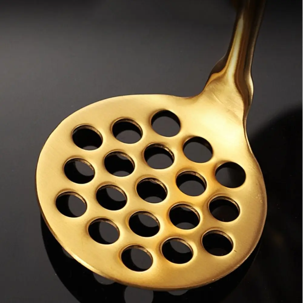 Home Manual Stainless Steel Potato Masher Pressed Pumpkin Rice Smooth Mashed Crusher Fruit Vegetable Press Gold Kitchen Gadgets