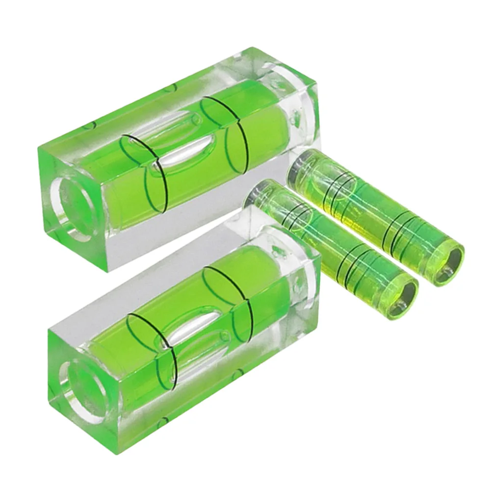 4Pcs High-precision Horizontal Bubble Bead Type Spirit- Level Mechanical Strip Horizontal Bubble Level Bubble Spirit- Level