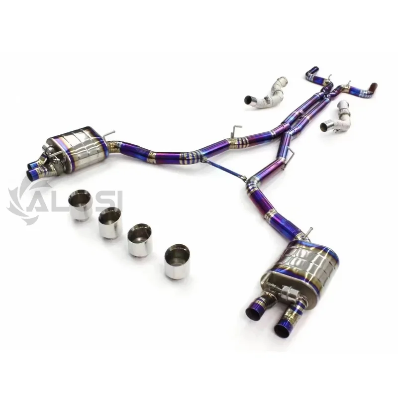 Adjustable Sound Catback Exhaust with Valve for Maserati Ghibli 3.0T 2013-2023 Stainless Steel Performance Muffler System