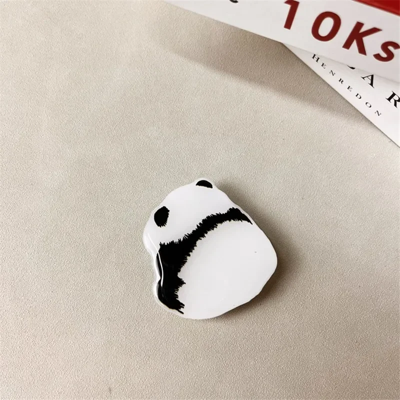Cute Panda Animal Expandable Mobile Phone Holder Stand Korean Foldable Grip Tok Socket Finger Ring Bracket Accessories