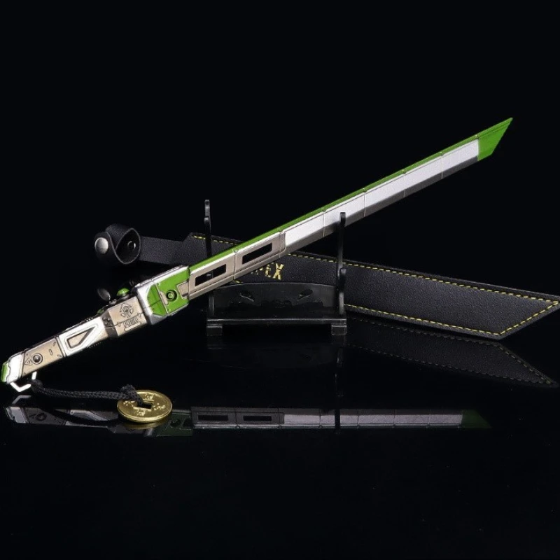 30 cm Apex Legends Heirloom, Biwon Blade Crypto Spiel Messer Schwerter, japanische Katana, Schlüsselanhänger Waffenmodell, Sammlung Geschenke Spielzeug