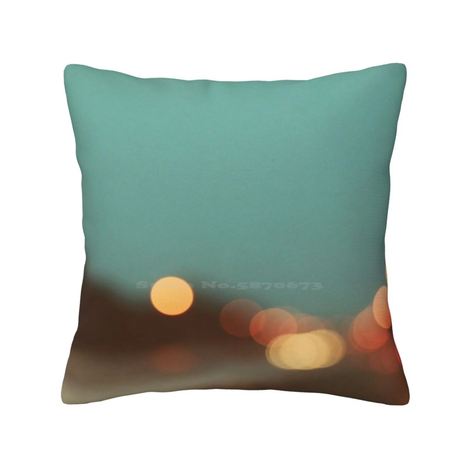 December Light Fashion Sofa Throw Pillow Cover Pillowcase Abstract Car Travel Road Trip Bokeh Lights Street Light Alicia Bock