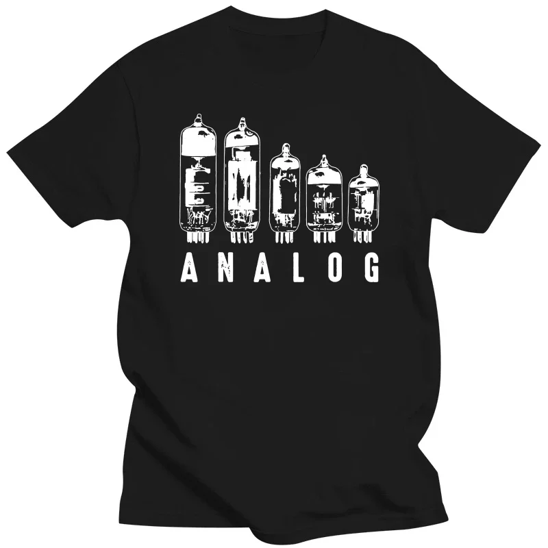 Novelty Cool Analog Vacuum Tubes Funny Electron Valve Lover T Shirts Streetwear Short Sleeve Birthday Gifts Summer Style T-shirt