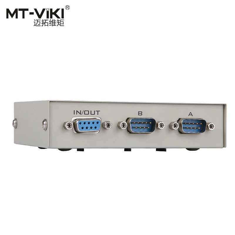 MT-Viki 2 Port DB9 RS232 Switch Serial COM Device Console Printer Sharing Selector Controller 232-2