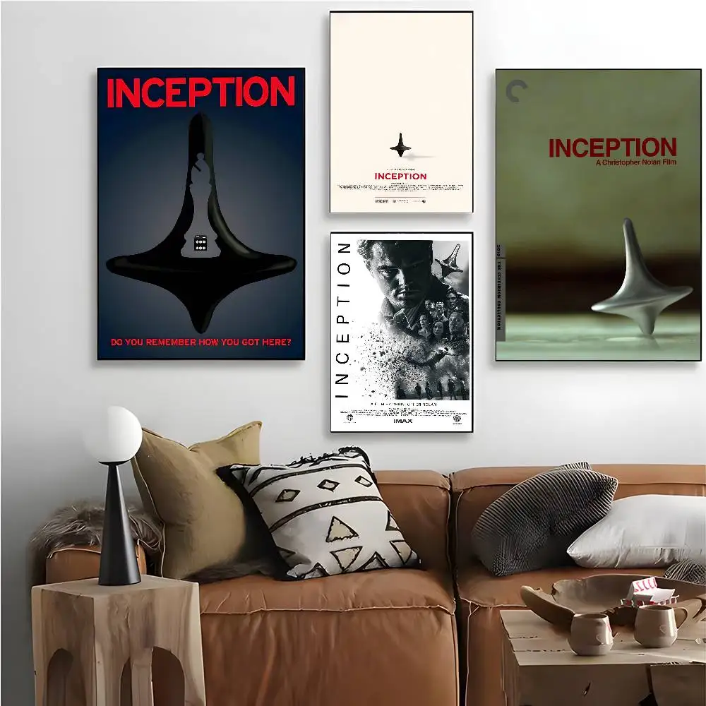 ملصق فيلم نولان's Works Inception ملصق ورق كرافت ريترو DIY غرفة بار مقهى لوحة جدارية فنية جمالية