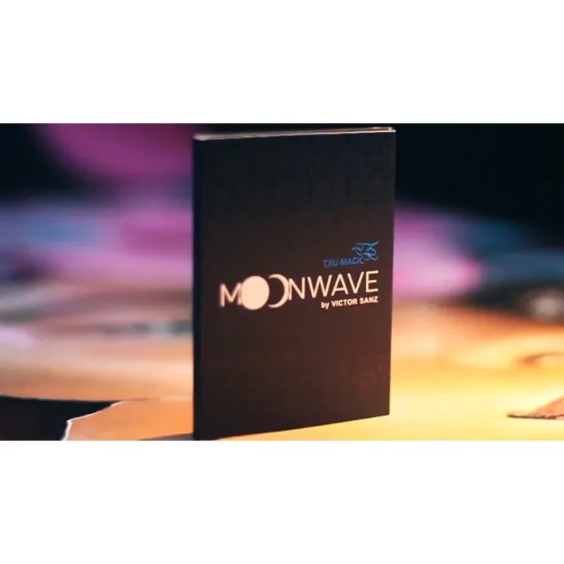 

MOON WAVE by Victor Sanz and Agus Tjiu Gimmick Card Magic and Trick Decks Close up Magic Tricks Illusions Street Magician Fun