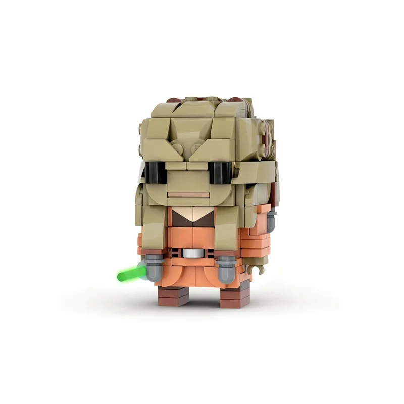 Kit de construction MOC Brickheadz Fisto Revenge, 287 pièces, jouet de construction, cadeaux de Noël, bricolage créatif, pour enfants