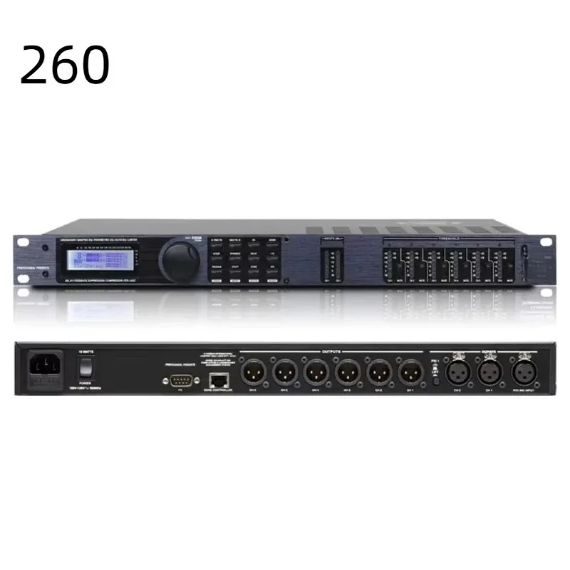 Professional DSP Audio Processor Driver Shelf DBX Driver ack PA2 260 360 4800 Metal Management Speaker Effects Processor