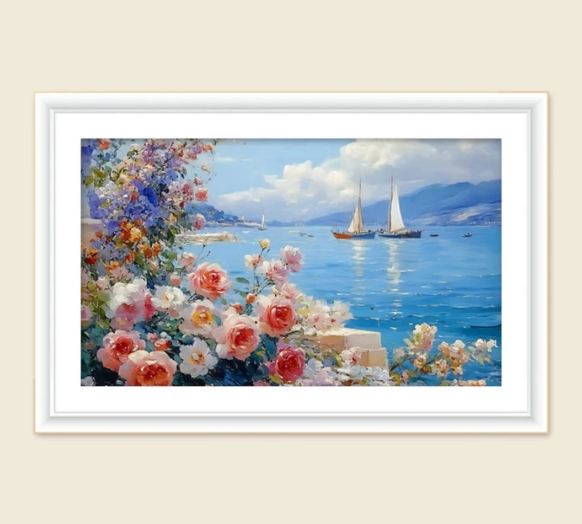 9ct 60x100cm Rose Harbor Embroidery DIY Chinese Style Printed Kits Cross Stitch Needlework Set Home Decor Crafts