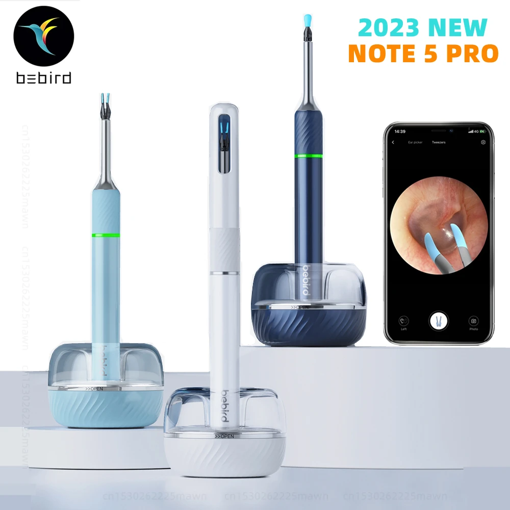 

Bebird Note5 Pro Ear Cleaner Smart Visual Ear Sticks Endoscope Tweezers Wax Earpick Mini Camera Otoscope Personal Health Care