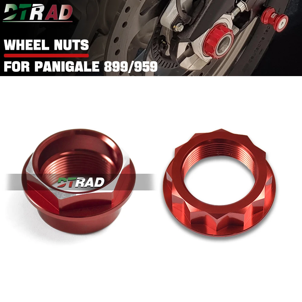 

For DUCATI Panigale 899 959 DESERTX 937 Monster 821 Multistrada V4 V4S 950 1200 1260 Enduro CNC Aluminum Front Rear Wheel Nuts