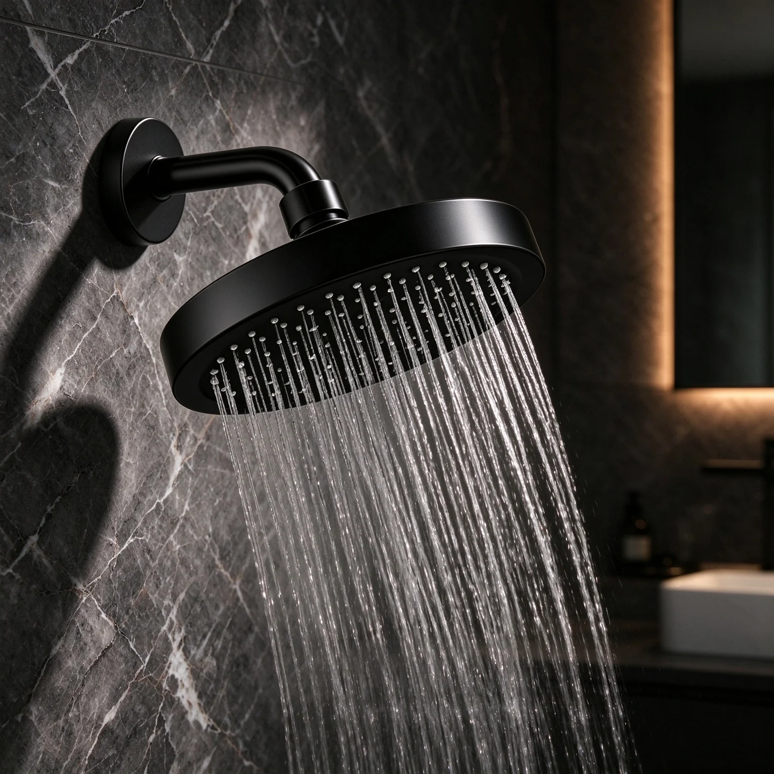 6 Inch Electroplated Pressurized Showerhead Top Small Overhead Shower Spray Set High Pressure Boost Durable Bathroom Accessory