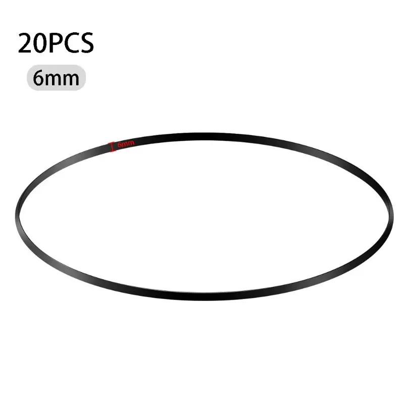 110-145mm Flat Belt Turntable Rubber Belt Replacement for LP Vinyl Record Player Phono Belt-Driven Turntables Belt